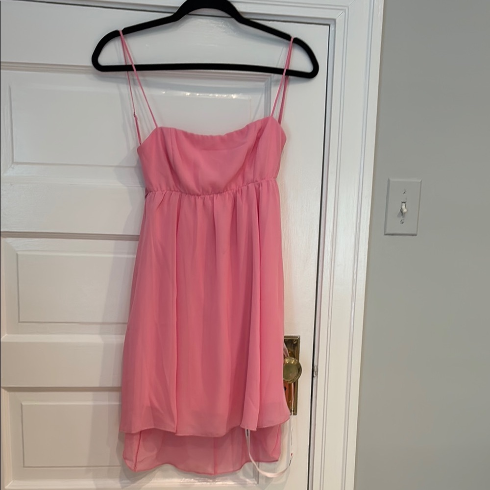 Lucy in the Sky NWT Pink Spaghetti Strap Dress